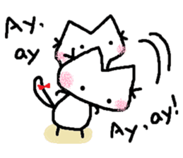 Kitten of a pretty heart (English ver.) sticker #7369119