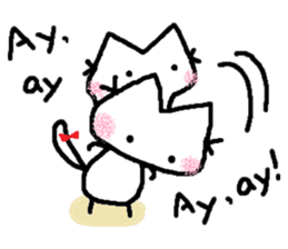 Kitten of a pretty heart (English ver.) sticker #7369119