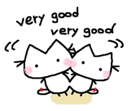 Kitten of a pretty heart (English ver.) sticker #7369120