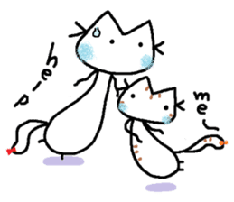 Kitten of a pretty heart (English ver.) sticker #7369121