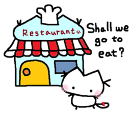 Kitten of a pretty heart (English ver.) sticker #7369124