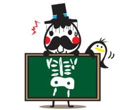 Mr. Moustache 2 Japanese and English sticker #7369622