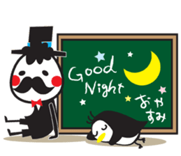 Mr. Moustache 2 Japanese and English sticker #7369623