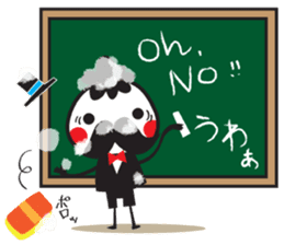 Mr. Moustache 2 Japanese and English sticker #7369629