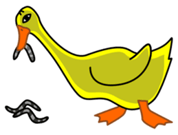 Bebek Lalapan By Pratama Cipta Agi Maulana Sticker 7369907