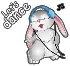 Ozbie bunny sticker #7370294