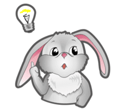 Ozbie bunny sticker #7370295