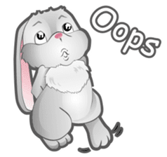 Ozbie bunny sticker #7370296