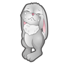 Ozbie bunny sticker #7370298