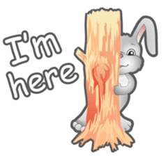 Ozbie bunny sticker #7370304