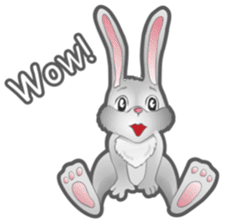 Ozbie bunny sticker #7370305