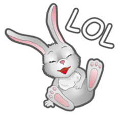 Ozbie bunny sticker #7370306