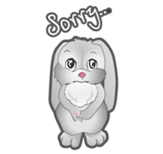 Ozbie bunny sticker #7370307