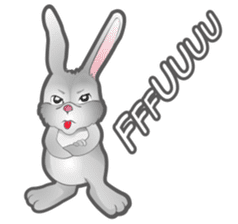 Ozbie bunny sticker #7370311