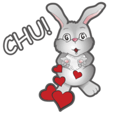 Ozbie bunny sticker #7370313