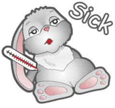 Ozbie bunny sticker #7370315