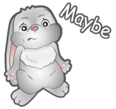Ozbie bunny sticker #7370316