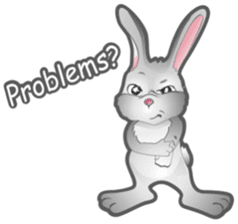 Ozbie bunny sticker #7370326