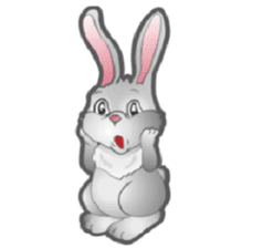 Ozbie bunny sticker #7370328
