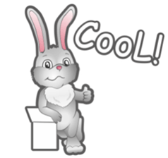 Ozbie bunny sticker #7370329