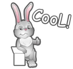 Ozbie bunny sticker #7370329