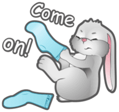 Ozbie bunny sticker #7370331