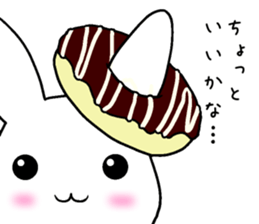 Donut Rabbit sticker #7370493