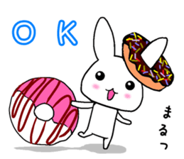 Donut Rabbit sticker #7370494