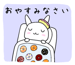 Donut Rabbit sticker #7370509