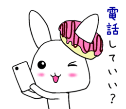 Donut Rabbit sticker #7370514