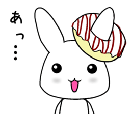 Donut Rabbit sticker #7370522
