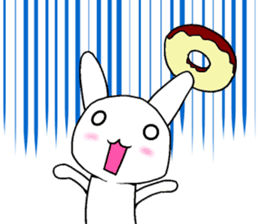 Donut Rabbit sticker #7370529