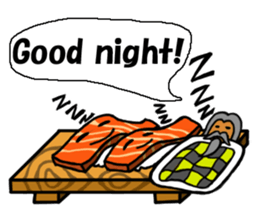 Sushi and Hermit ( English version) sticker #7371096