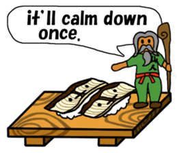 Sushi and Hermit ( English version) sticker #7371098