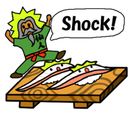 Sushi and Hermit ( English version) sticker #7371099