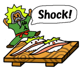 Sushi and Hermit ( English version) sticker #7371099