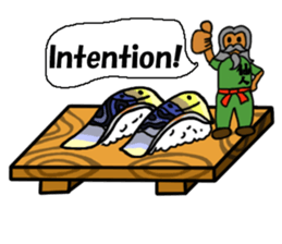 Sushi and Hermit ( English version) sticker #7371100
