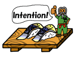 Sushi and Hermit ( English version) sticker #7371100