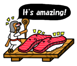Sushi and Hermit ( English version) sticker #7371105