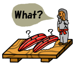 Sushi and Hermit ( English version) sticker #7371112