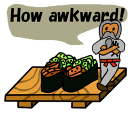 Sushi and Hermit ( English version) sticker #7371115