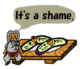 Sushi and Hermit ( English version) sticker #7371116