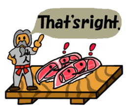 Sushi and Hermit ( English version) sticker #7371117
