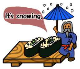 Sushi and Hermit ( English version) sticker #7371123