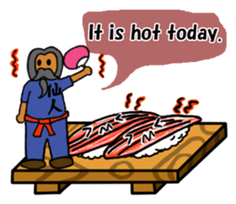 Sushi and Hermit ( English version) sticker #7371124