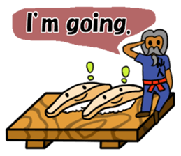 Sushi and Hermit ( English version) sticker #7371127