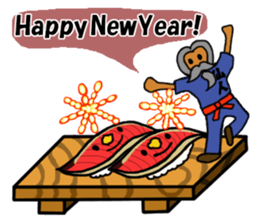 Sushi and Hermit ( English version) sticker #7371130