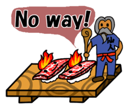 Sushi and Hermit ( English version) sticker #7371131