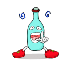 Bottle Man!!! sticker #7371532