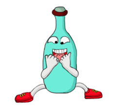 Bottle Man!!! sticker #7371534